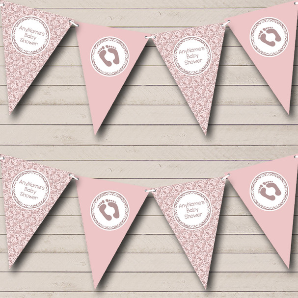 Pink Fish Baby Shower Bunting