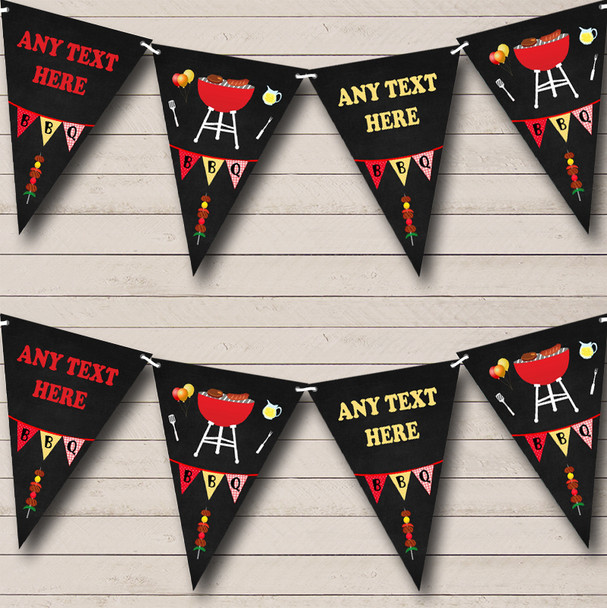 BBQ Grill Cookout Birthday Party Bunting