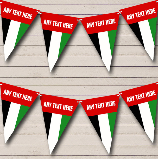 Arab Emirates Flag Carnival, Fete & Street Party Bunting