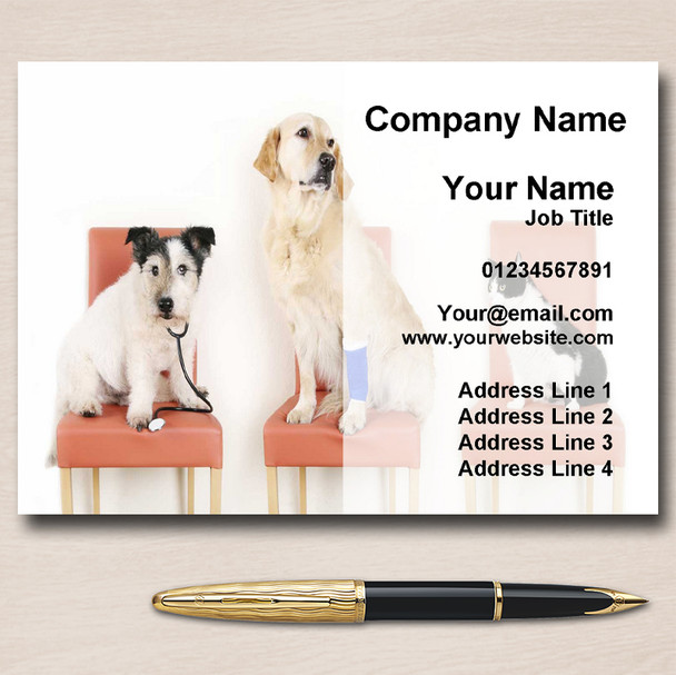 Vet Veterinary Personalised Business Cards