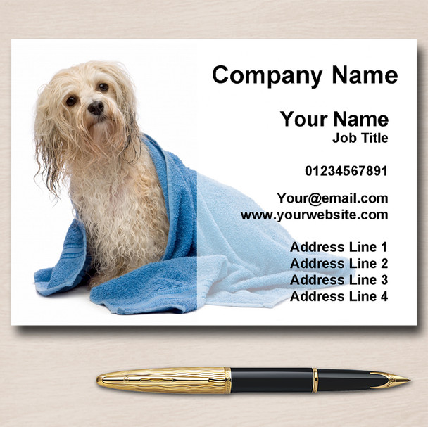 Dog Groomer Grooming Personalised Business Cards
