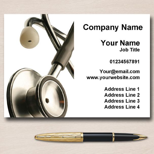 Medical Doctor Nurse Surgery Personalised Business Cards