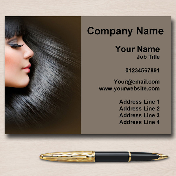 Beauty Salon Hair Hairdresser Personalised Business Cards