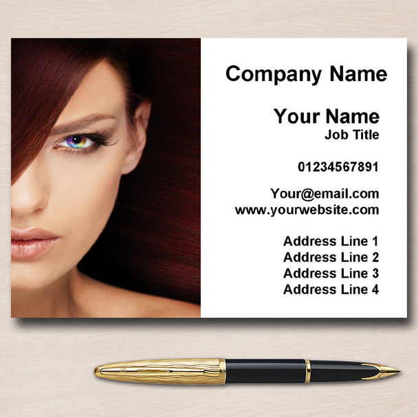 Mobile Hairdresser Salon Hair Nails Beauty Personalised Business Cards