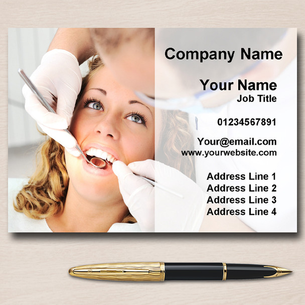 Orthodontist Dentist Surgery Practice Dental Personalised Business Cards Orthodontist Dentist Surgery Practice Dental Personalised Business Cards