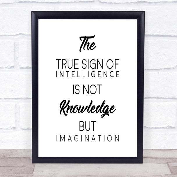 True Sign Quote Print Poster Typography Word Art Picture
