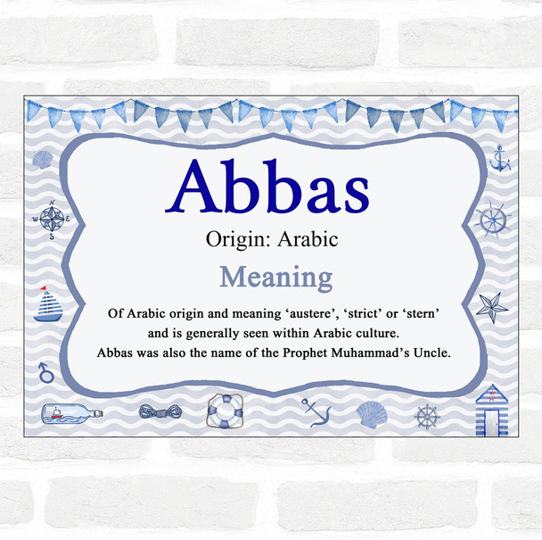 Abbas Name Meaning Nautical Certificate