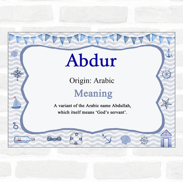 Abdur Name Meaning Nautical Certificate