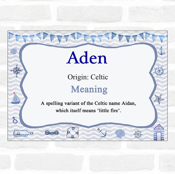 Aden Name Meaning Nautical Certificate