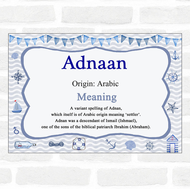 Adnaan Name Meaning Nautical Certificate