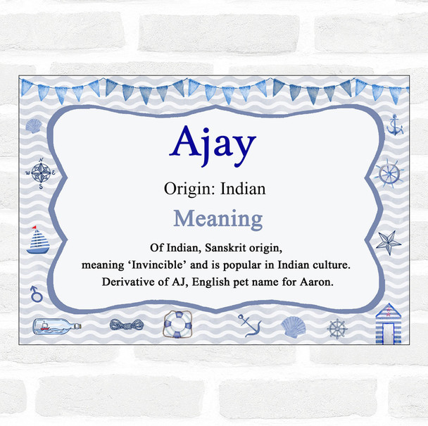 Ajay Name Meaning Nautical Certificate