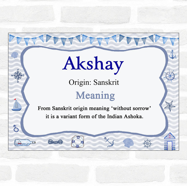Akshay Name Meaning Nautical Certificate