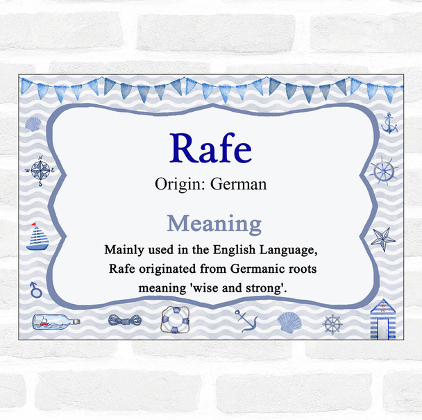 Rafe Name Meaning Nautical Certificate