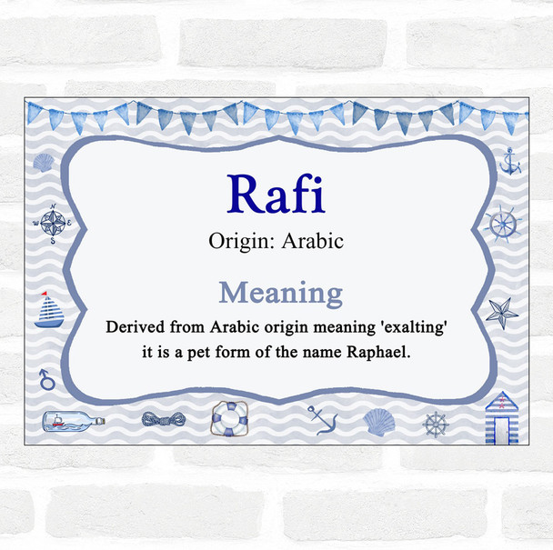 Rafi Name Meaning Nautical Certificate