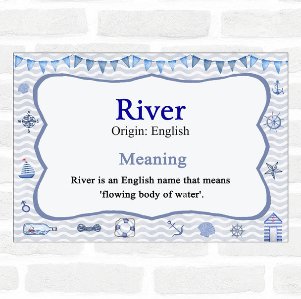 River Name Meaning Nautical Certificate