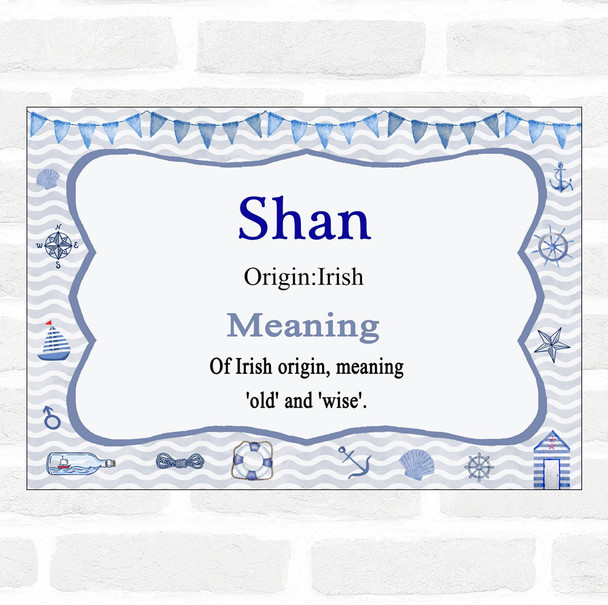 Shan Name Meaning Nautical Certificate