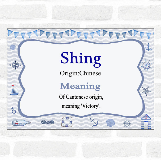 Shing Name Meaning Nautical Certificate