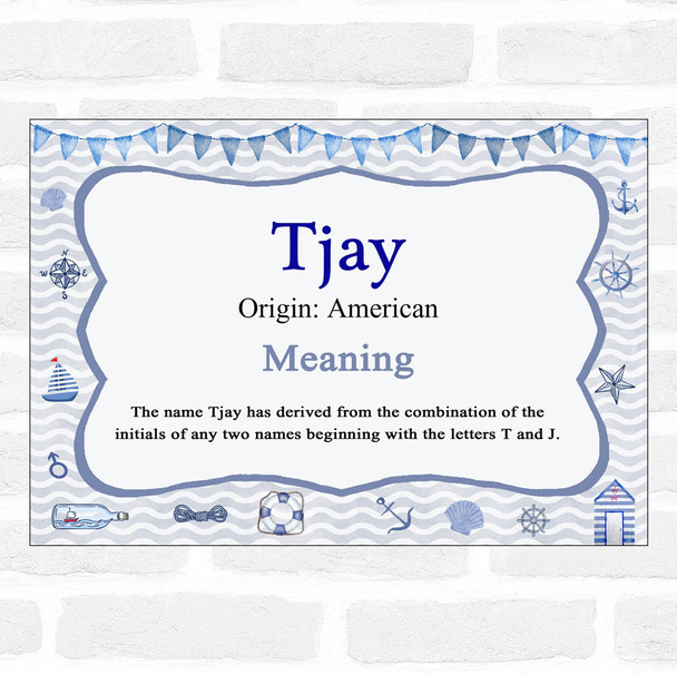 Tjay Name Meaning Nautical Certificate