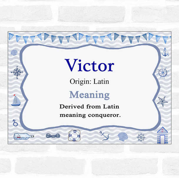 Victor Name Meaning Nautical Certificate