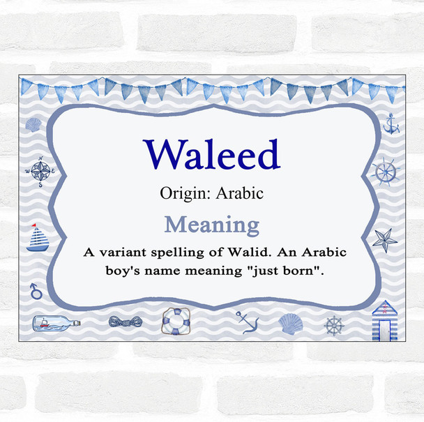 Waleed Name Meaning Nautical Certificate
