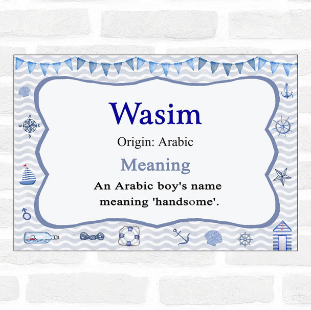 Wasim Name Meaning Nautical Certificate