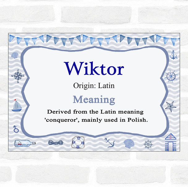 Wiktor Name Meaning Nautical Certificate