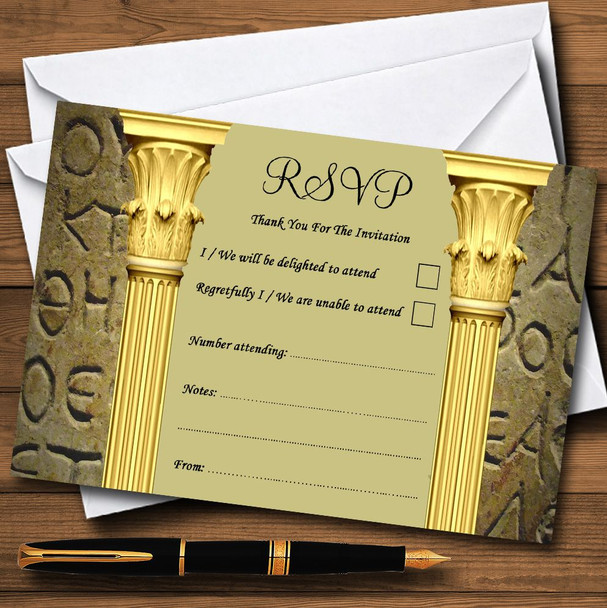 Ancient Greek Greece Toga RSVP Cards