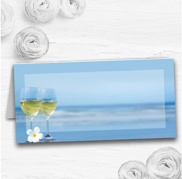 Wine On The Beach Wedding Table Seating Name Place Cards