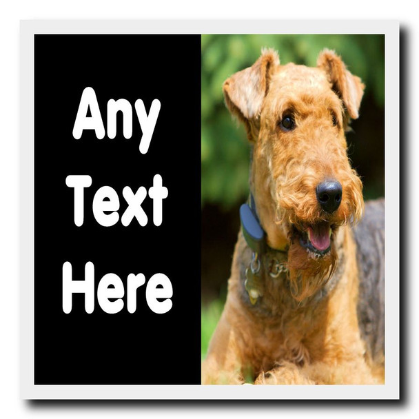 Airedale Terrier Dog Coaster