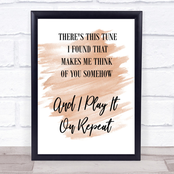 Watercolour Do I Wanna Know Arctic Monkeys Black White Song Lyric Quote Print