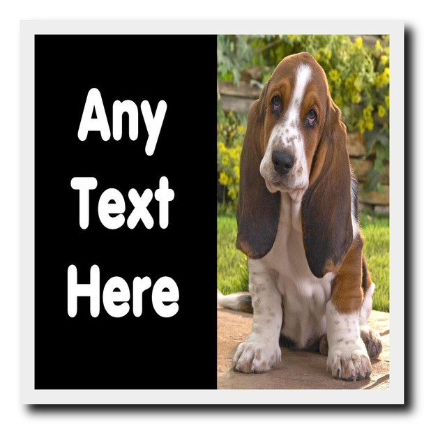 Basset Hound Dog Coaster