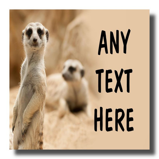 Funny Meerkat Coaster