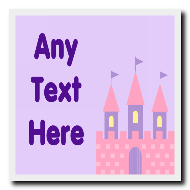 Pink Castle Coaster