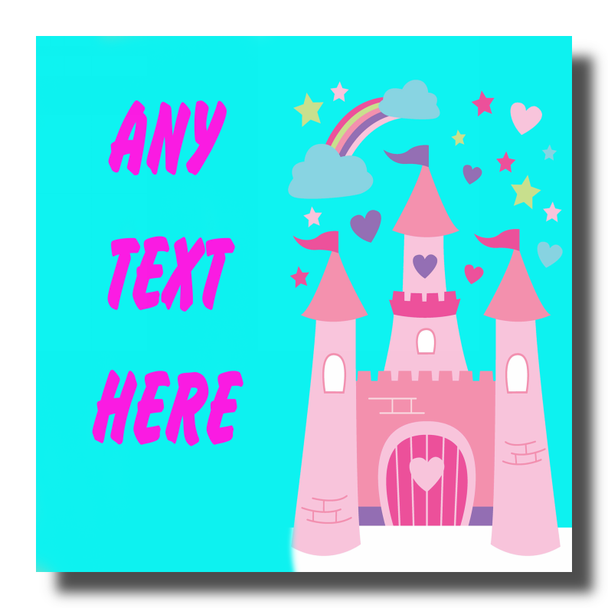 Pink Princess Castle Coaster