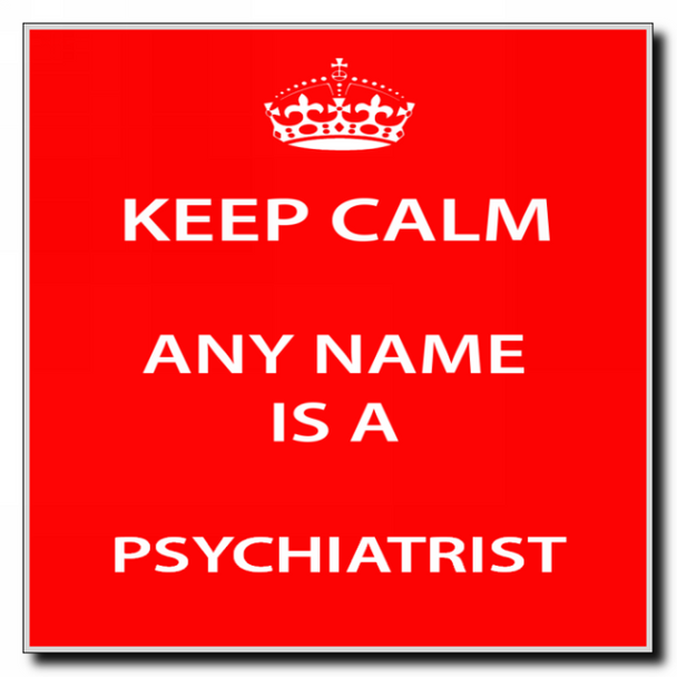 Psychiatrist Keep Calm Coaster