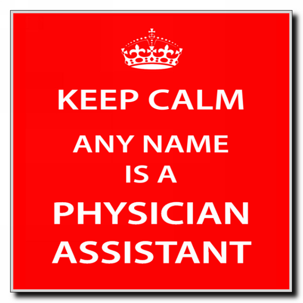 Physician Assistant Keep Calm Coaster