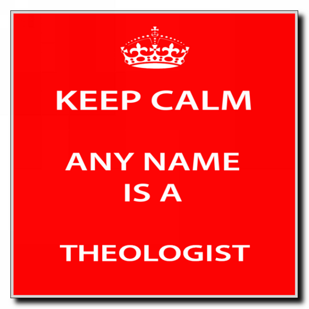 Theologist Keep Calm Coaster