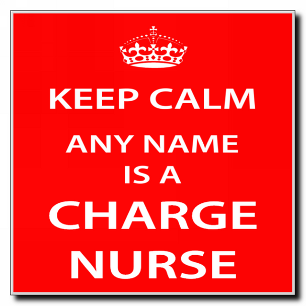 Charge Nurse Keep Calm Coaster