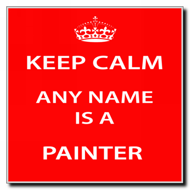 Painter Keep Calm Coaster