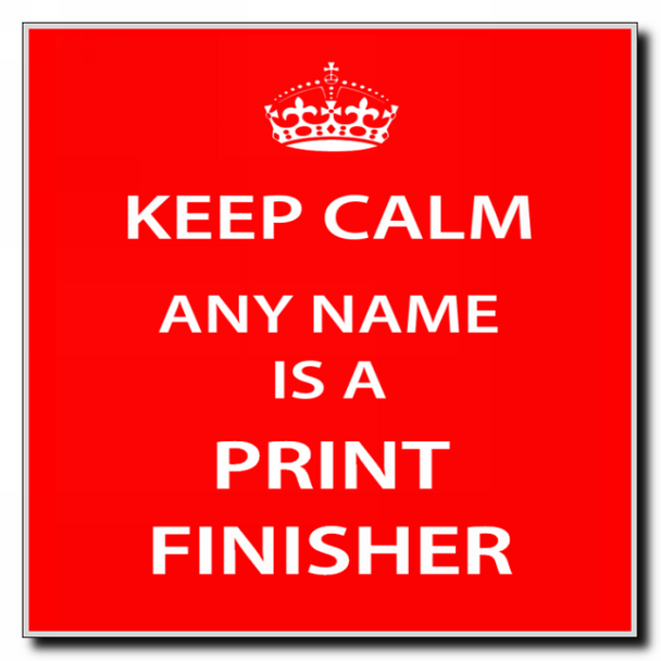 Print Finisher Keep Calm Coaster