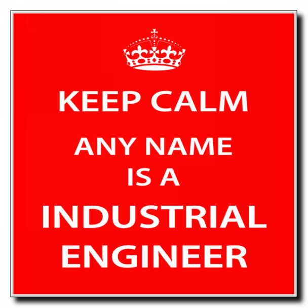 Industrial Engineer Keep Calm Coaster