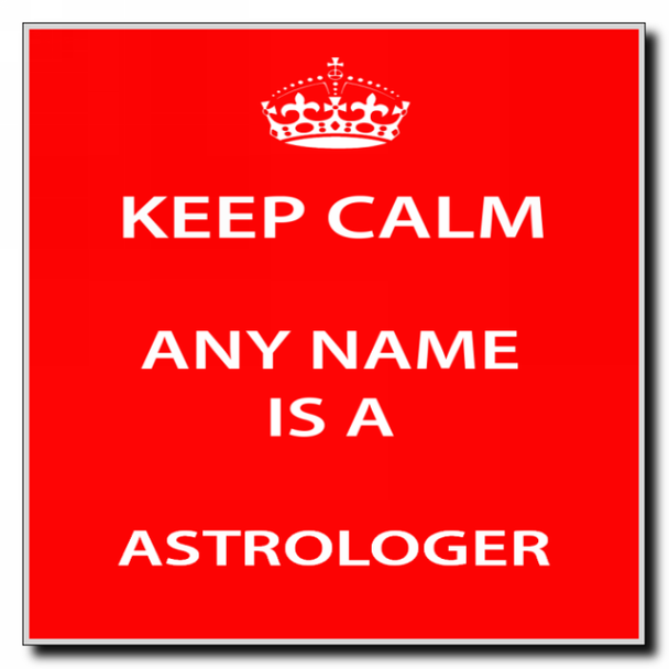 Astrologer Keep Calm Coaster