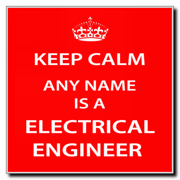 Electrical Engineer Keep Calm Coaster