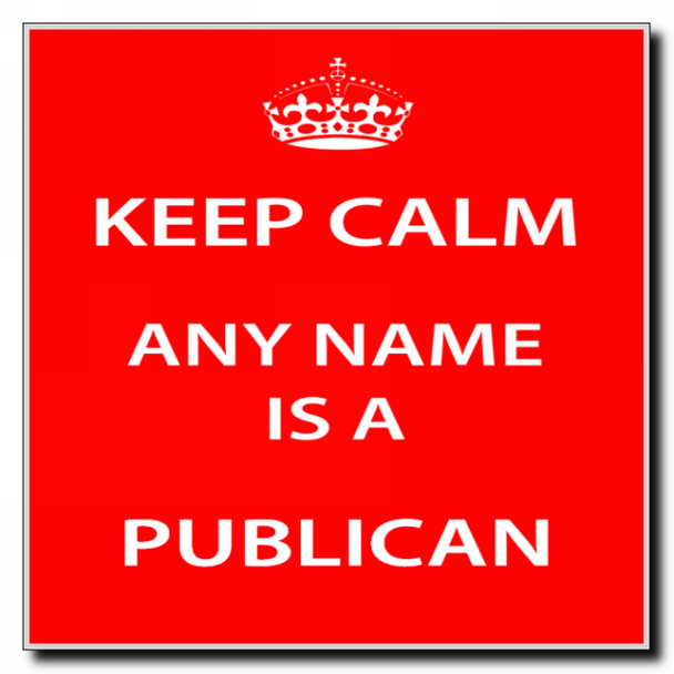 Publican Keep Calm Coaster