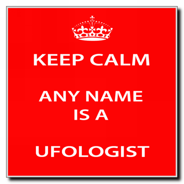 Ufologist Keep Calm Coaster