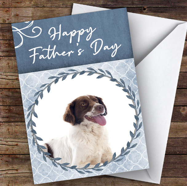 French Spaniel Dog Traditional Animal Customised Father's Day Card