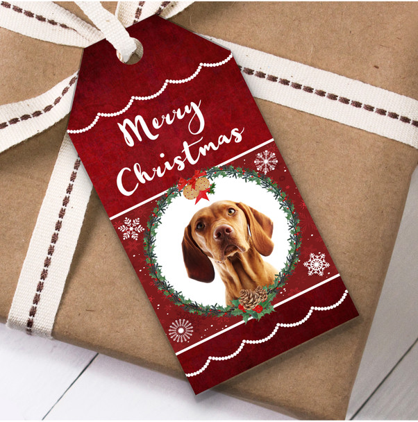 Hungarian Vizsla Pointer Dog Christmas Gift Tags