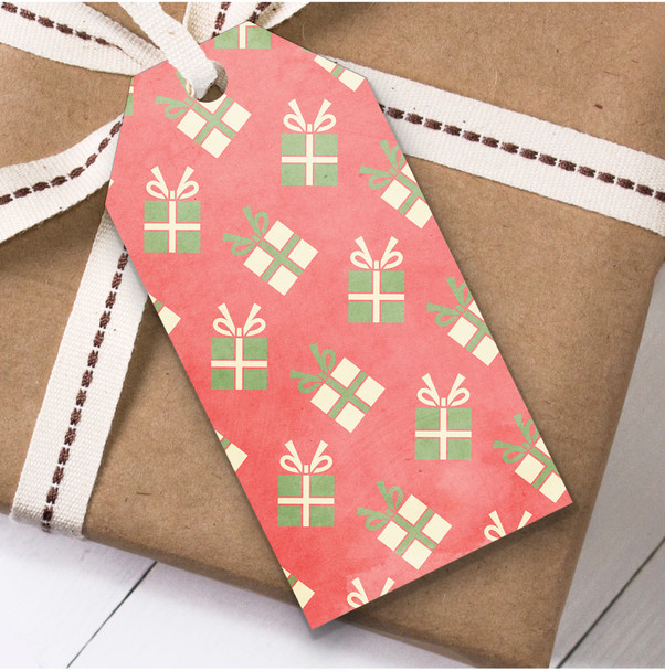 Green Orange Red Christmas Gift Tags