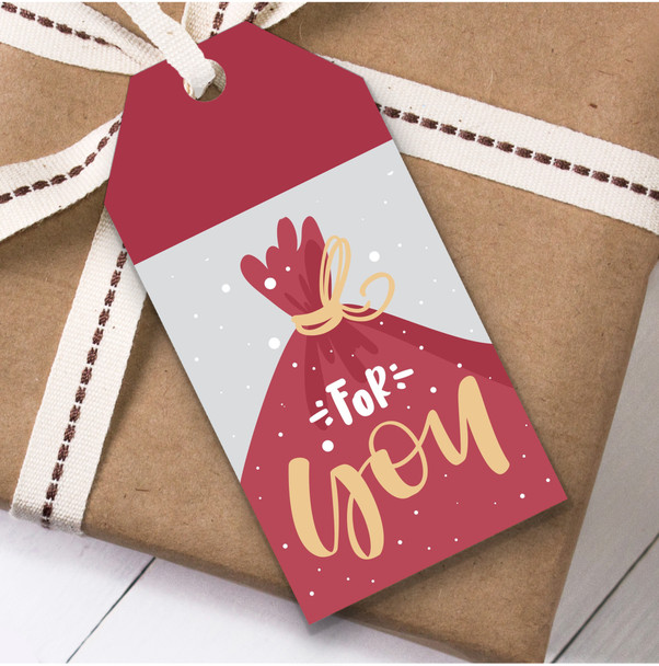 For You Sack Christmas Gift Tags