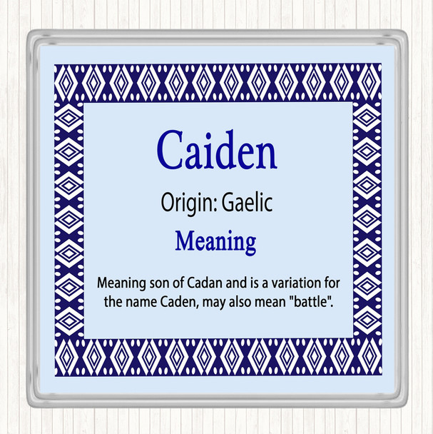 Caiden Name Meaning Coaster Blue